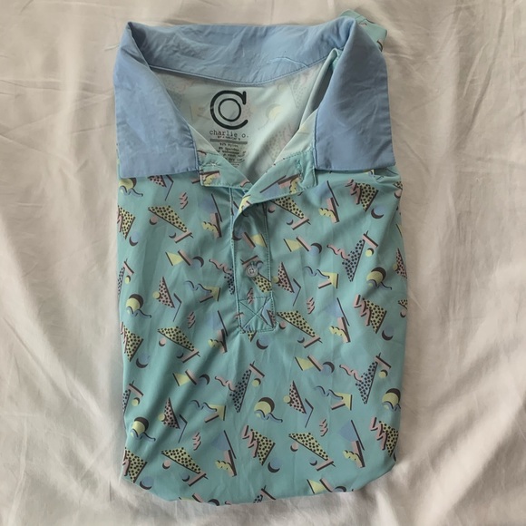 90s throwback Performance Polo - Picture 3 of 3